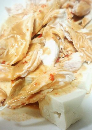 簡単！豆腐のヘルシー棒々鶏バンバンジー-レシピのメイン写真