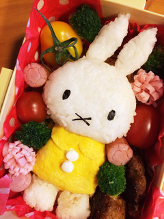 ミッフィー♡キャラ弁-レシピのメイン写真