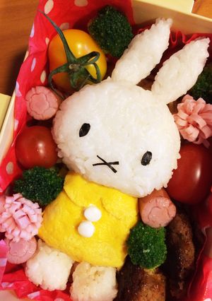 ミッフィー♡キャラ弁-レシピのメイン写真