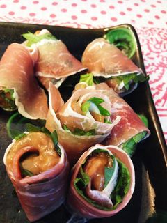 巻くだけ簡単!生ハム梅しそチーズ巻き-レシピのメイン写真