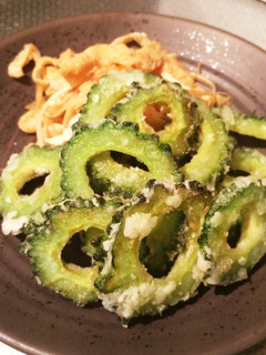 ゴーヤの唐揚げ (ゴーヤスナック)-レシピのメイン写真