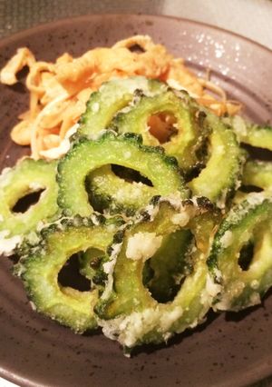 ゴーヤの唐揚げ (ゴーヤスナック)-レシピのメイン写真