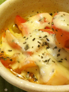 トマトとチーズのレンチン-レシピのメイン写真