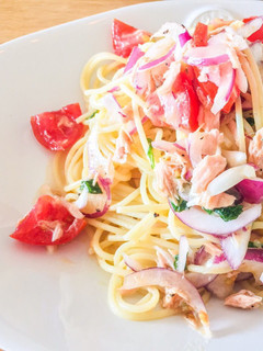 混ぜるだけでお店の味★トマトの冷製パスタ-レシピのメイン写真