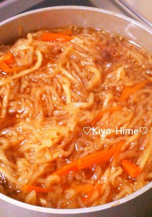 テキトー☆麺つゆ切り干し大根の煮物-レシピのメイン写真