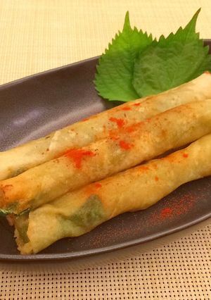 葉野菜のスティック春巻き-レシピのメイン写真
