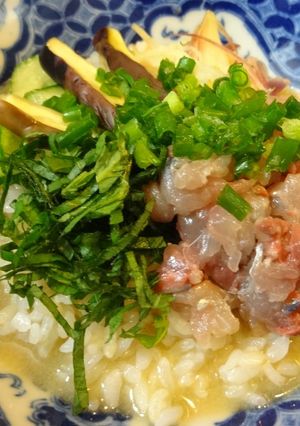 アジのたたきの簡単冷や汁-レシピのメイン写真