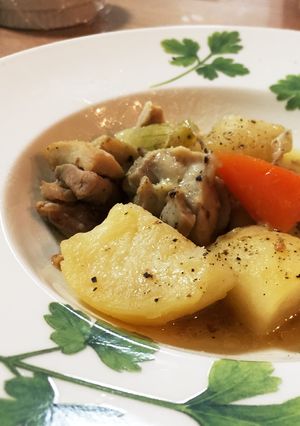塩麹のみ！鶏肉とほっくりじゃがいもの煮物-レシピのメイン写真