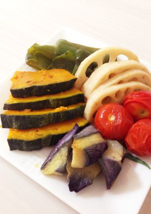 超簡単！色々野菜の素揚げ♪-レシピのメイン写真