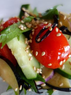 夏野菜の塩昆布和え-レシピのメイン写真