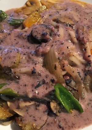 タイ風パープルカレーうどんベジタブル-レシピのメイン写真