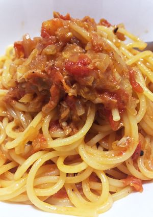 フレッシュトマトとツナのパスタ-レシピのメイン写真