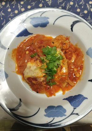 チキンのトマト煮込み-レシピのメイン写真