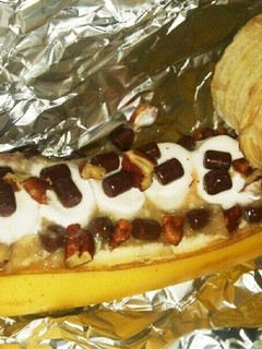 焼きバナナボート-レシピのメイン写真