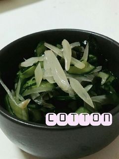 らっきょう活用❤きゅうりの酢の物-レシピのメイン写真