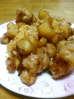 鶏肉とさつま芋の照焼き-レシピのメイン写真
