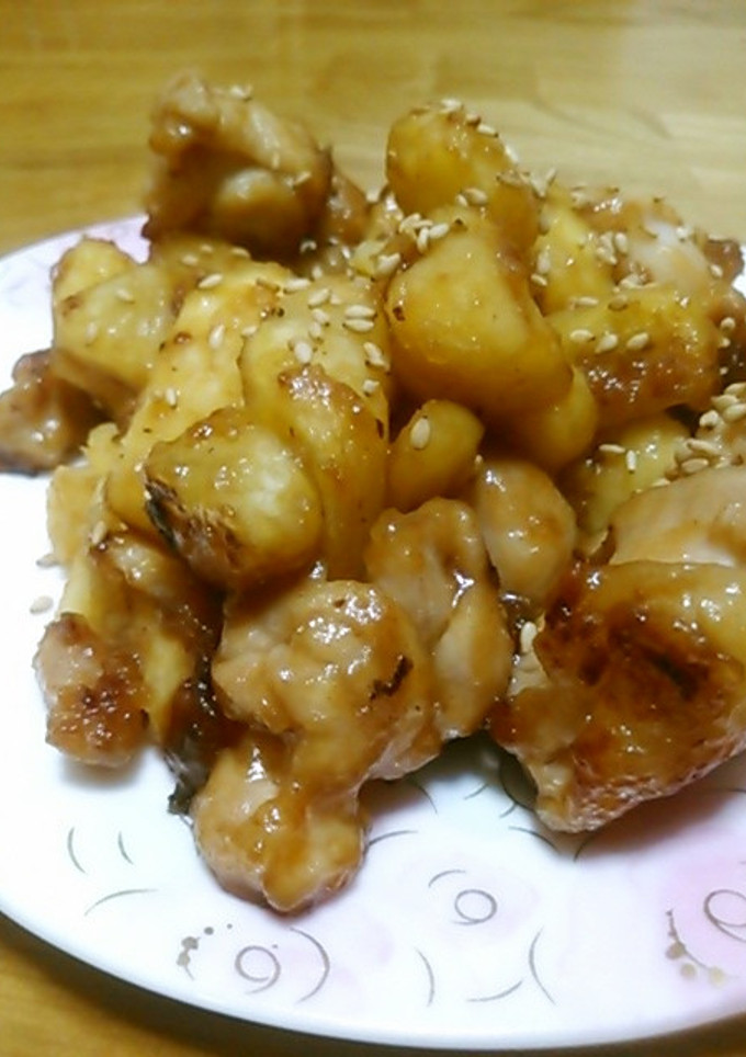 鶏肉とさつま芋の照焼き-レシピのメイン写真