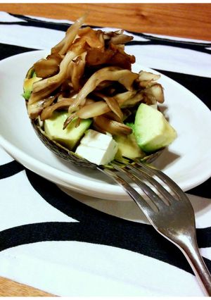 アボカド豆腐サラダin舞茸ドレッシング-レシピのメイン写真