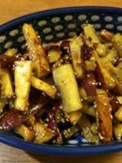大学芋のようなサツマイモのキンピラ-レシピのメイン写真