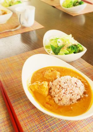 大絶賛★我が家の天を仰ぐチキンカレー-レシピのメイン写真
