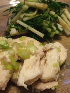 蒸し鶏のネギ塩だれ-レシピのメイン写真