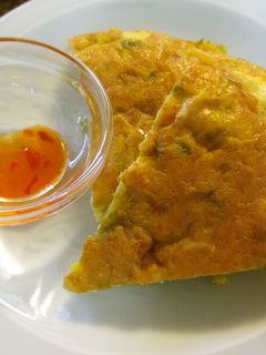 熟し気味ゴーヤオムレツ 炊飯器で-レシピのメイン写真