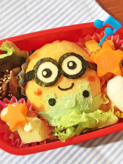 キャラ弁☆簡単ミニオン弁当-レシピのメイン写真