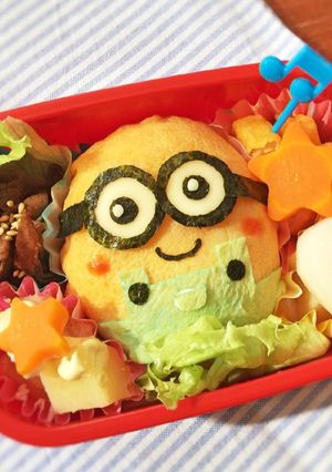 キャラ弁☆簡単ミニオン弁当-レシピのメイン写真