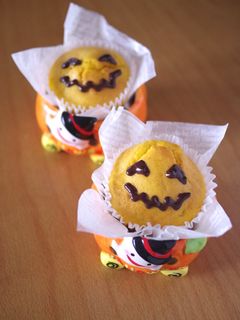 HMで簡単かぼちゃの豆乳カップケーキ-レシピのメイン写真