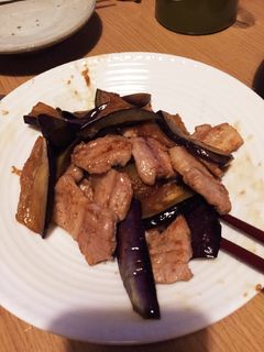 ナスと豚の生姜焼き-レシピのメイン写真