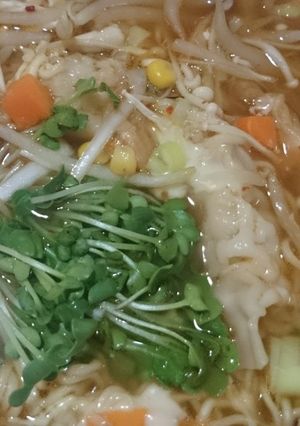 味噌ラーメンdeキムチ鍋( v^-゜)♪-レシピのメイン写真