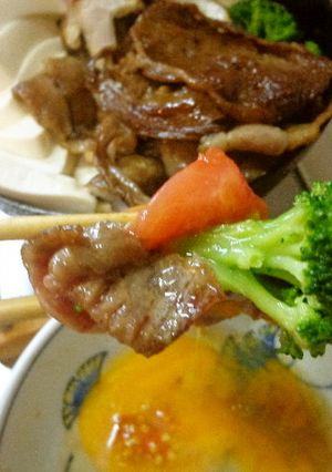最速のフライパンですき焼き-レシピのメイン写真