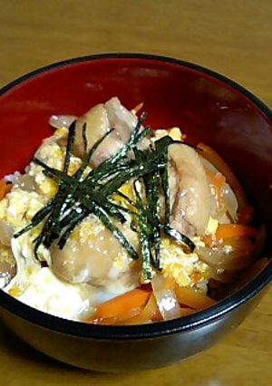 簡単☆フライパン１つで親子丼-レシピのメイン写真