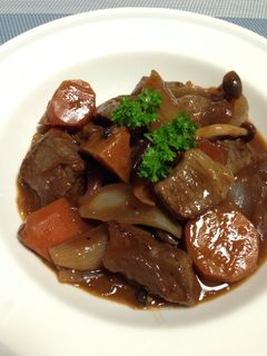 ひとくちビーフの赤ワイン煮-レシピのメイン写真