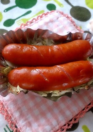 簡単お弁当！ ウインナーキャベツ-レシピのメイン写真
