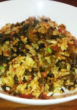 １４歳が作った簡単高菜チャーハン-レシピのメイン写真
