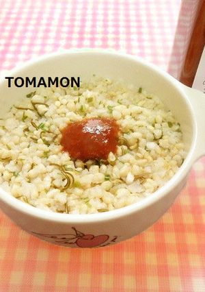 とまモンピューレ✨スリム玄米・昆布雑炊✨-レシピのメイン写真
