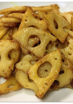 簡単！れんこん☆キンピラ☆カレー味-レシピのメイン写真