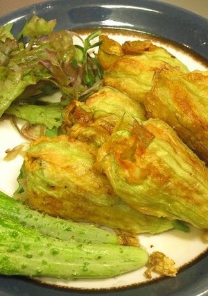 カボチャの花のカボチャ詰め-レシピのメイン写真