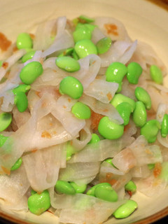 だだちゃ豆と大根の梅肉和え-レシピのメイン写真