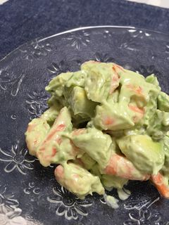エビとアボカドのワサビマヨサラダ-レシピのメイン写真