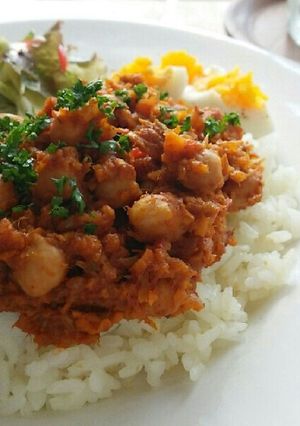 カフェ風＊ツナとひよこ豆のドライカレー-レシピのメイン写真