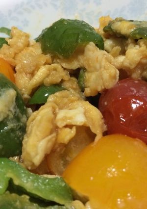 トマトと卵の味噌炒め♪-レシピのメイン写真