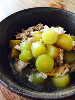 胡瓜と豚バラの柚子胡椒煮☆-レシピのメイン写真
