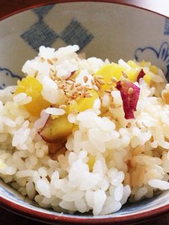簡単にすぐできる!さつまいもごはん-レシピのメイン写真