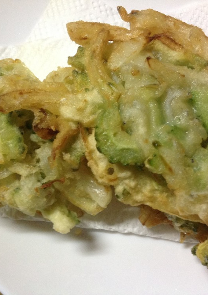 ゴーヤのかき揚げ-レシピのメイン写真