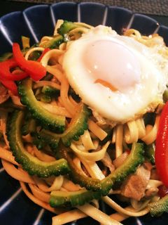 ゴーヤ塩焼きそば-レシピのメイン写真