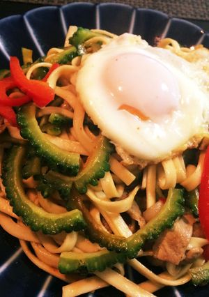 ゴーヤ塩焼きそば-レシピのメイン写真
