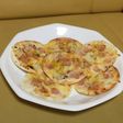 超簡単!鮭ふりかけの餃子の皮ピザ