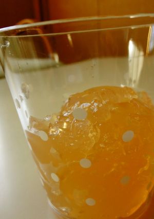 栗シロップのゼリー-レシピのメイン写真